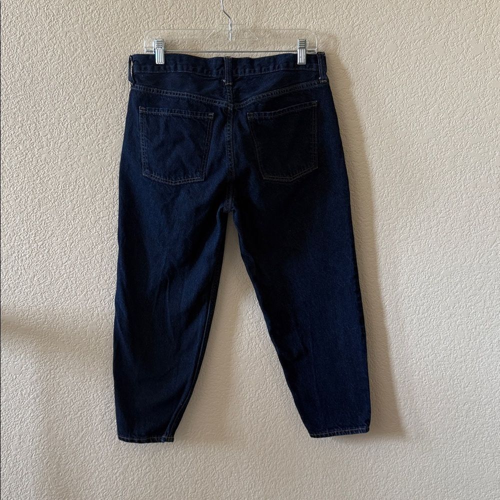 Old Navy High Rise Slouchy Tapered Barrel Jeans 8 Petite - Picture 7 of 11